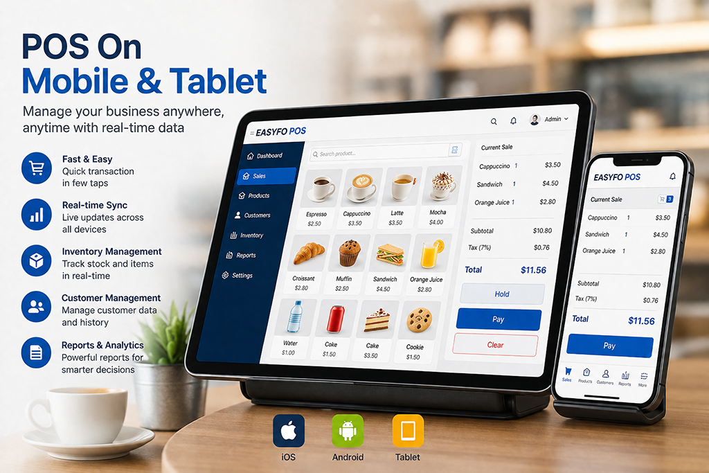 POS On Mobile & Tablate